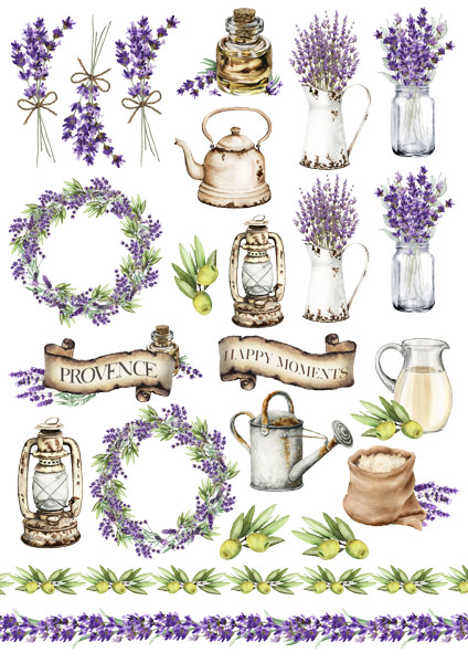 Оверлей Lavender Provence-1 21х29,7 см