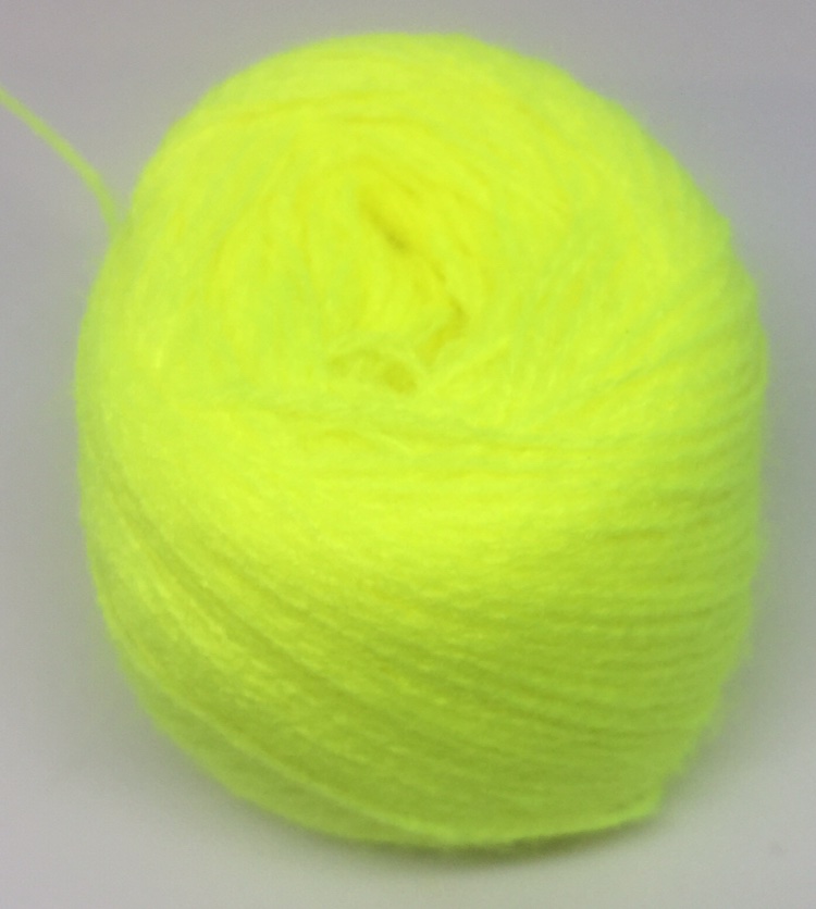 Акрилова нитка для вишивки жовто-салатовий ю410