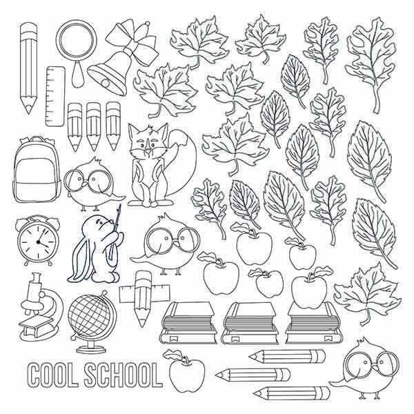 Лист для для раскрашивания маркерами ''Cool School'' (30,5x30,5см)