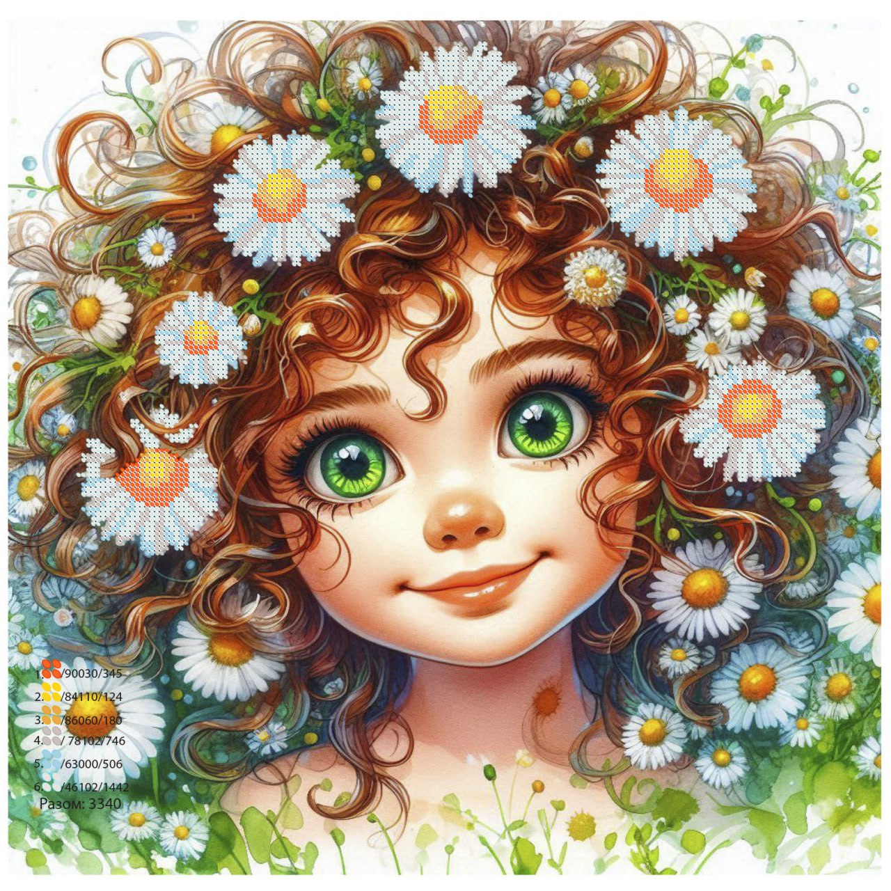 Схема для вишивання бісером ЮМА-АП-72