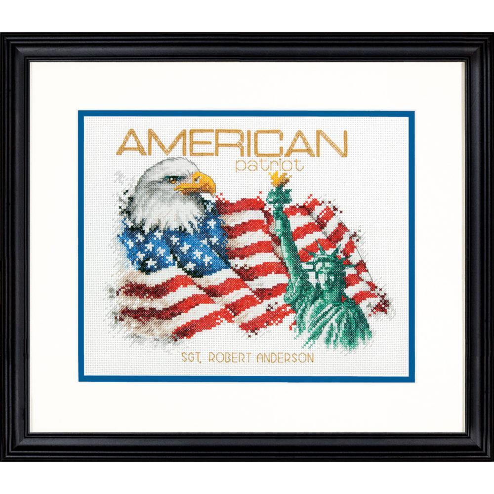 70-35363 Набор для вышивания крестом DIMENSIONS American Patriot ''Американский патриот''