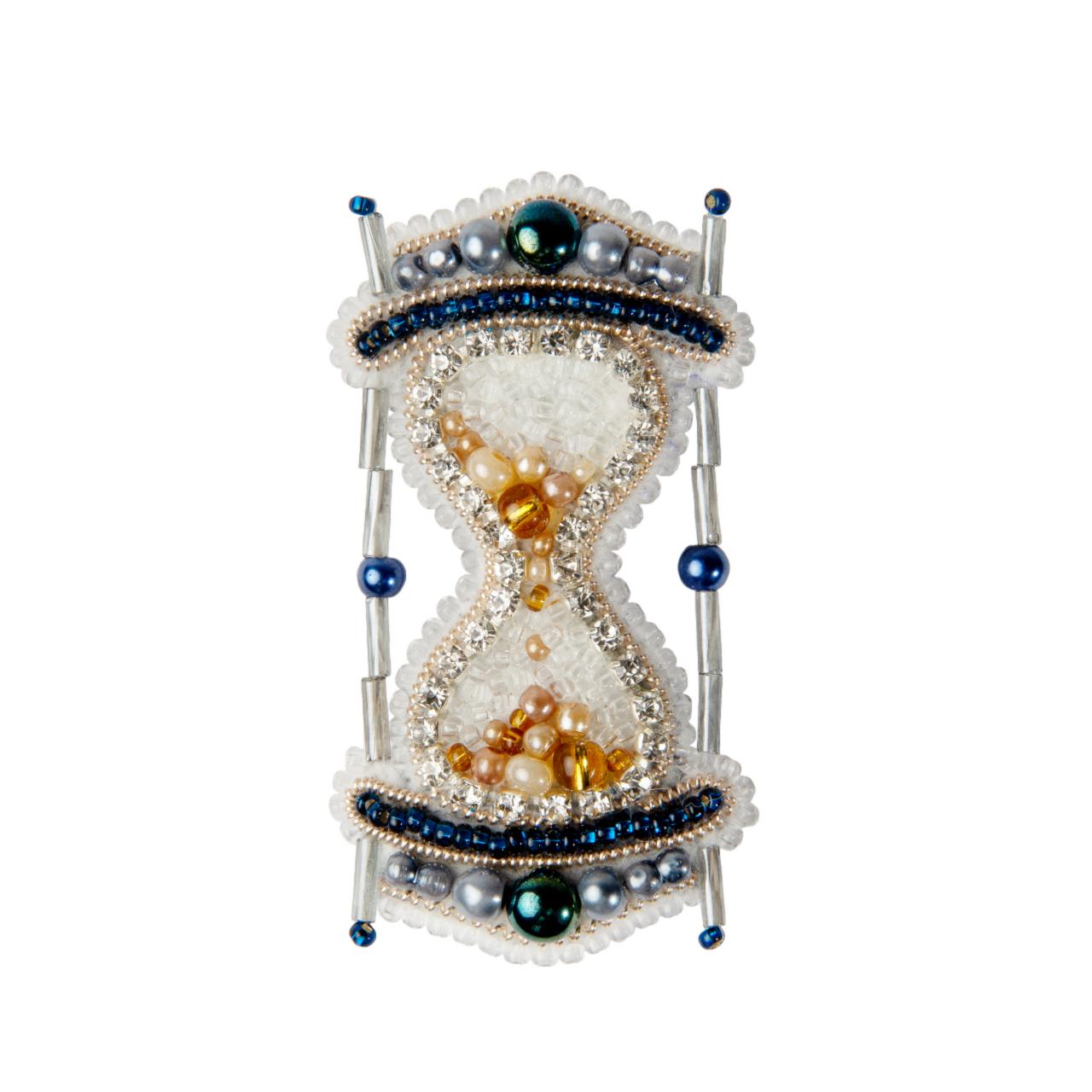 Набір для виготовлення брошки Crystal Art БП-306 Пісочний годинник