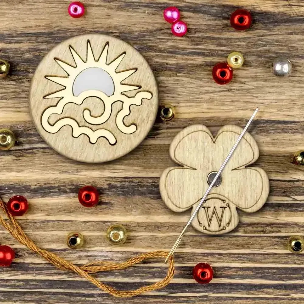 Магнітний дерев'яний односторонній тримач для голок FLMH-100(W)