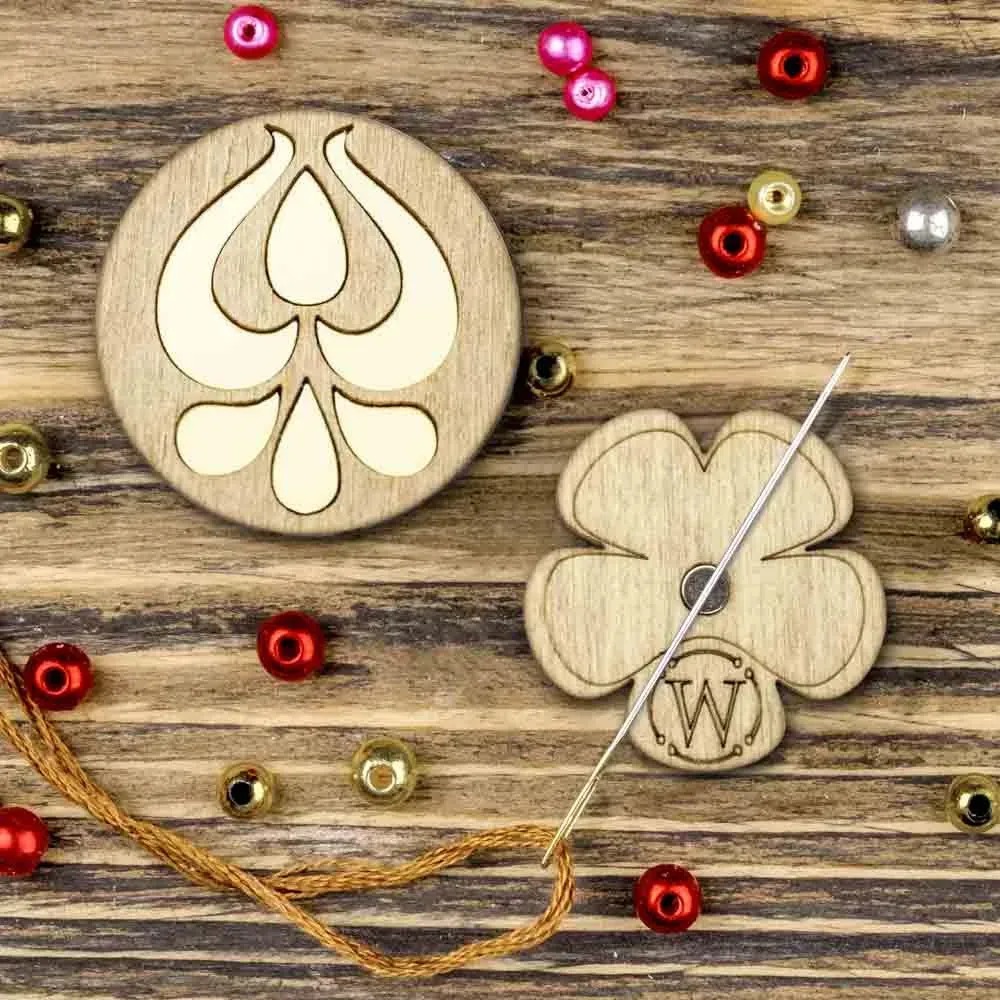 Магнітний дерев'яний односторонній тримач для голок FLMH-101(W)