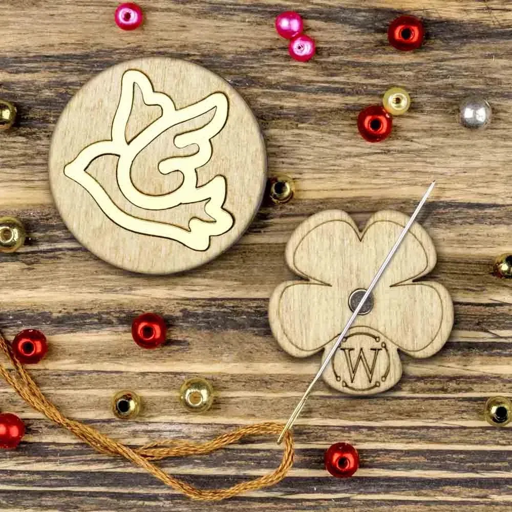 Магнітний дерев'яний односторонній тримач для голок FLMH-102(W)