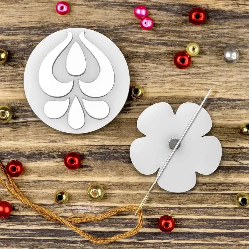 Магнітний пластиковий односторонній тримач для голок FLMH-104(W)