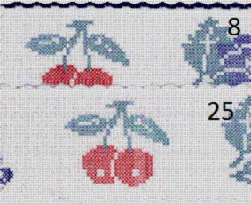  Канва-лента с нанесенным рисунком 6596