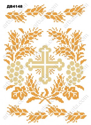 Термоналіпка з малюнком для вишивання ДВ-4148